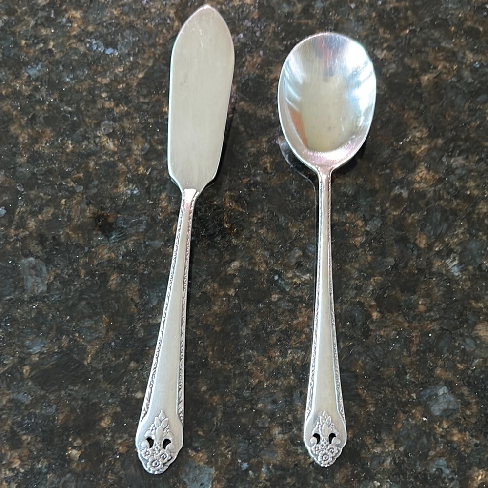 Elegant Silver Collectible Cutlery Set